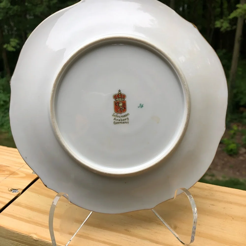Set of Three (3) Vtg Schumann Germany Fruit Platter & Plates
